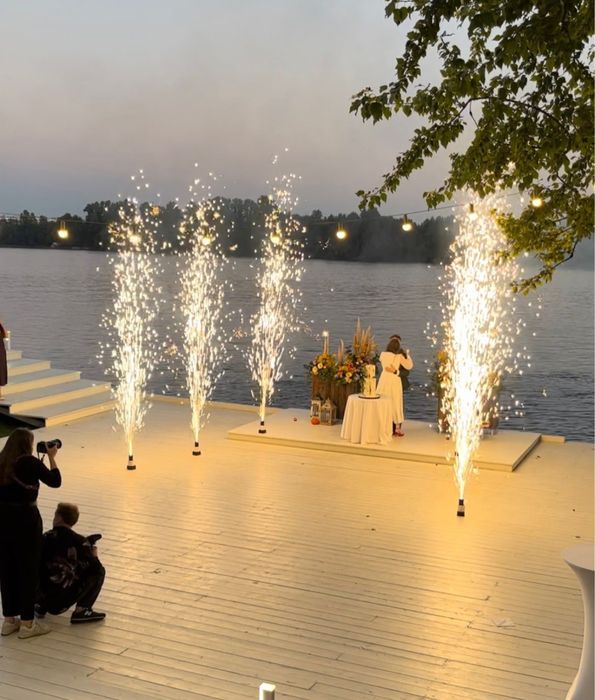 холодный фонтан с аппаратом