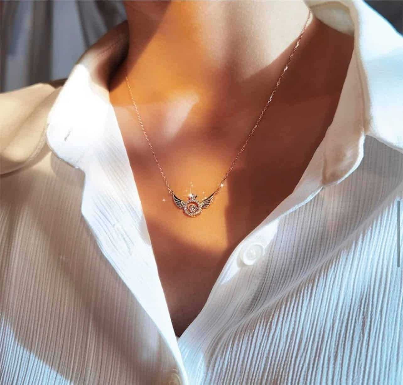 Луксозно колие Angel Wings