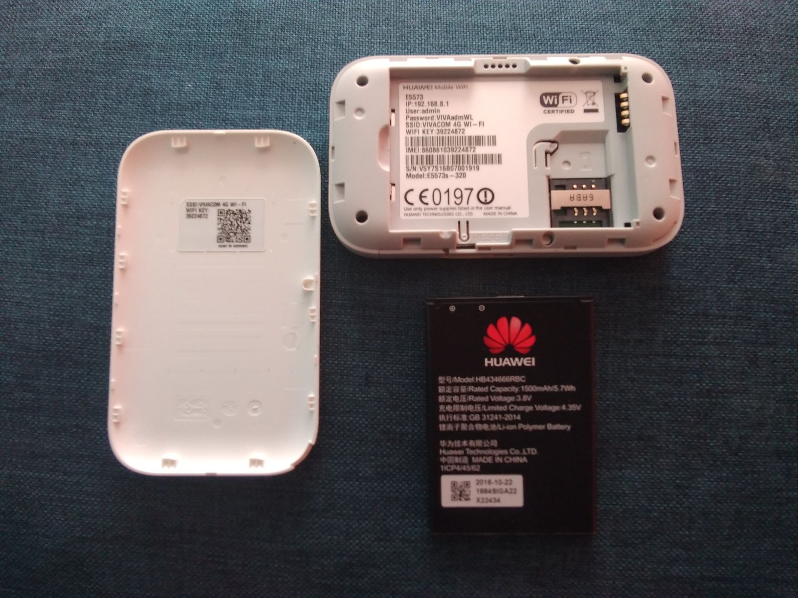 Супер 4G джобен рутер ( бисквитка ) с сим карти на виваком