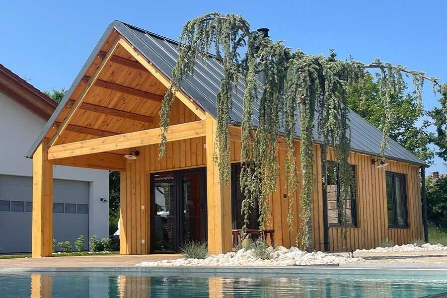 Casa glamping, kit 24mp. Pentru planuri vizitati       bassm.ro
