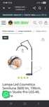 Lampa semiluna cosmetice