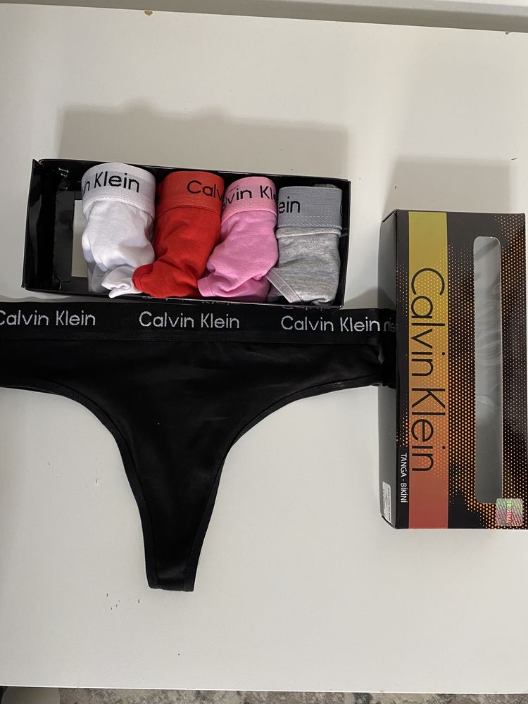 Chiloti tanga calvin 5 la set
