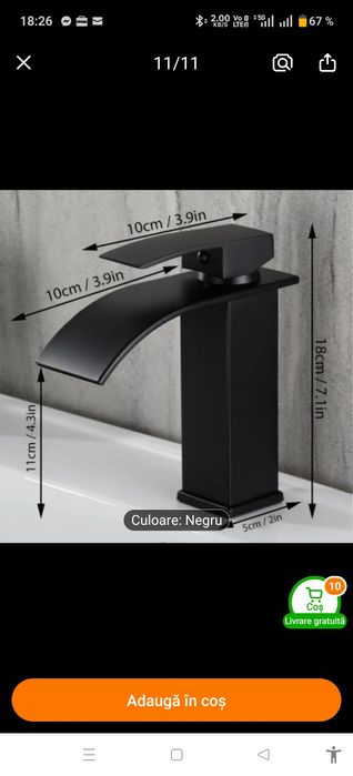 Baterie chiuveta baie neagra