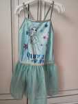 Costum baie Elsa,Disney, mărime 6-7 ani, 116-122 cm