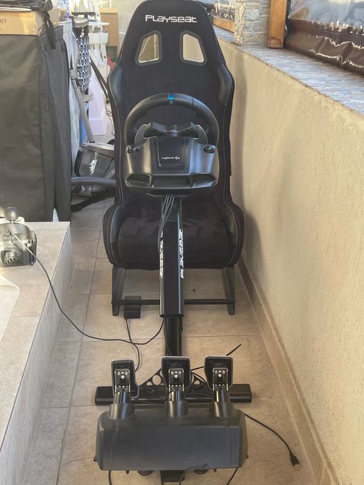 Playseat Alcantara + Volan Logitech G29 + schimbător