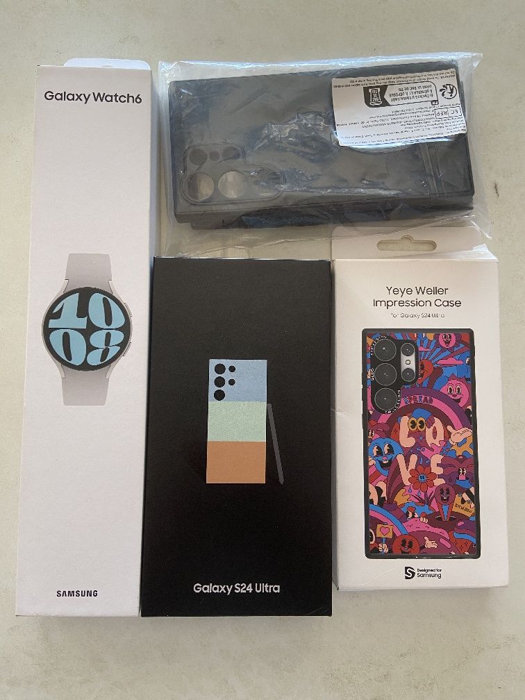 Samsung Galaxy S24 Ultra + Galaxy Watch 6 44mm