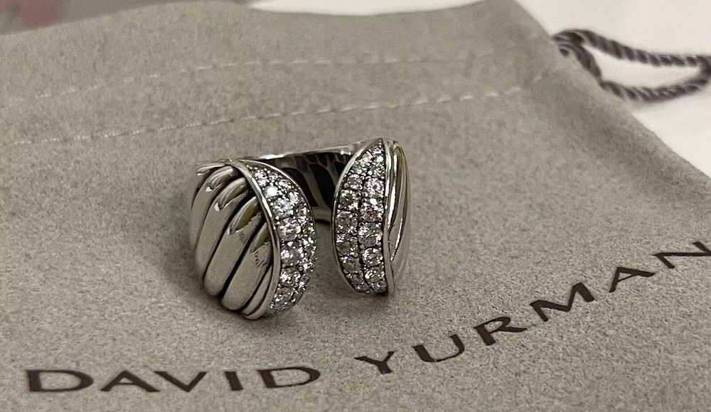 David Yurman оригинален пръстен с диаманти