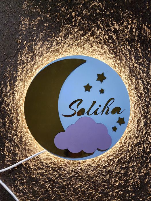 Ночники для детей с именами