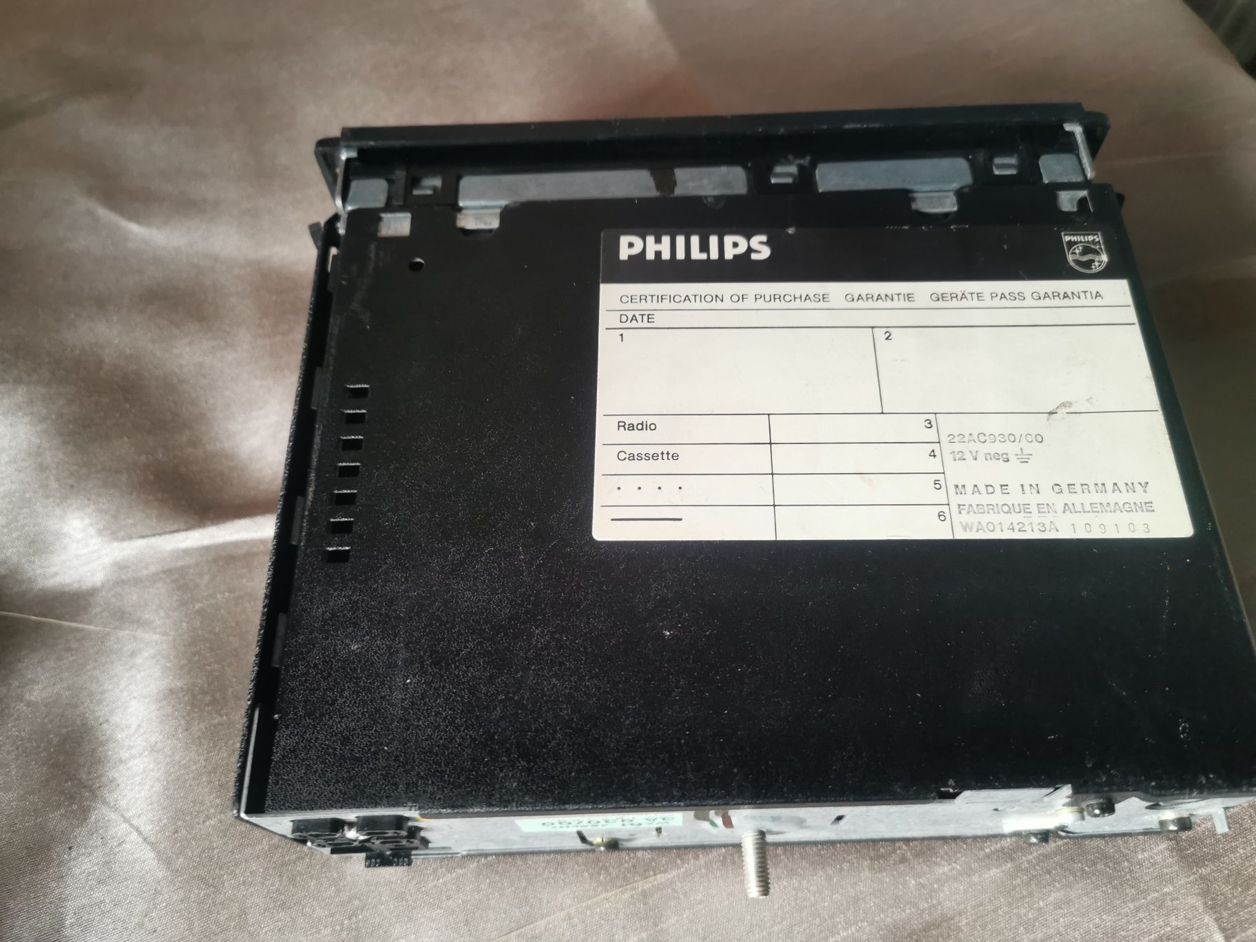 Vintage cass retroauto Philips