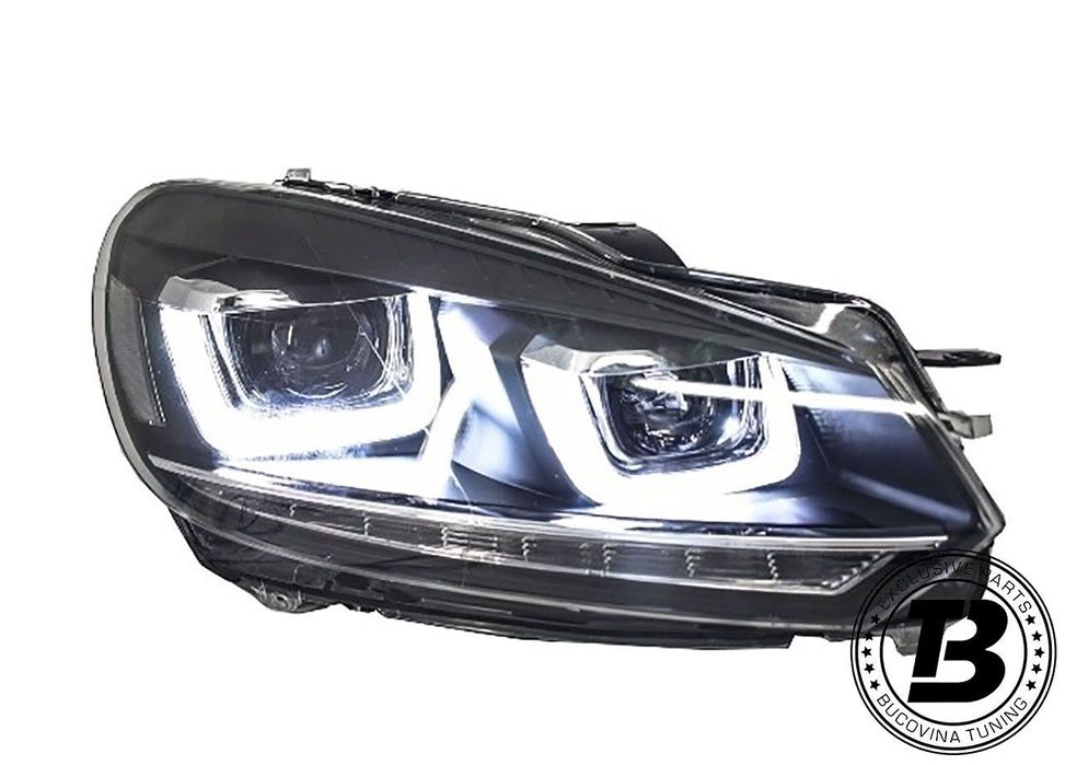 Faruri LED compatibile cu VW Golf 6 VI G7 U Design