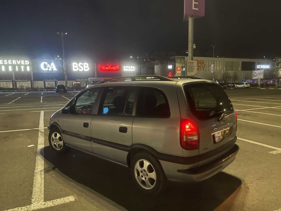 opel zafira a, 7 locuri, 85kw,18 benzina