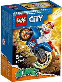 НОВО LEGO City Stuntz - Каскадьорски мотоциклет ракета (60298)