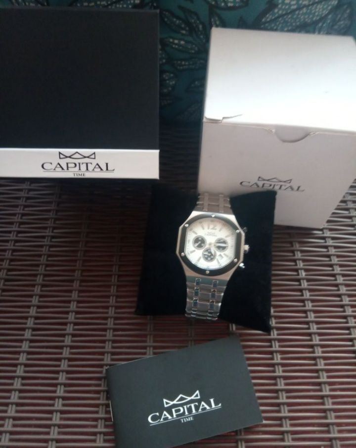 Ceas Barbat Capital  * NOU * la cutie , pret catalog 220€ , ITALY