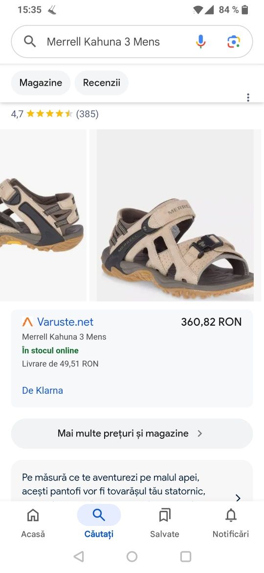 Sandale Merrell 36 Nou