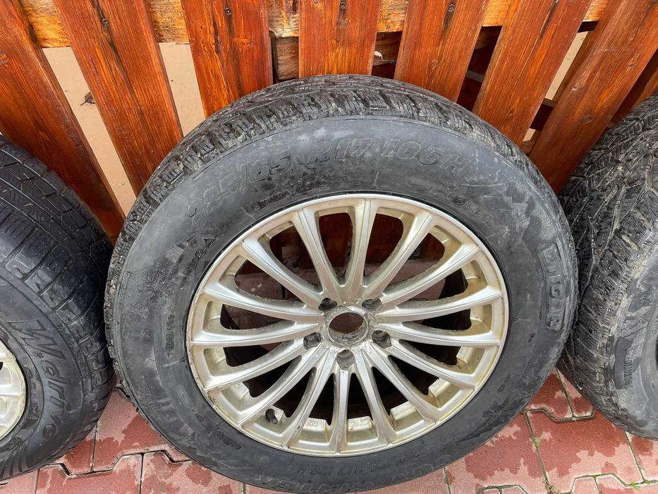 Vand 4 anvelope M+S cu jenti 225/65 R17
