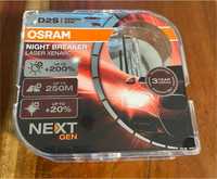 Set 2 becuri xenon D2S OSRAM Xenarc NIGHT BREAKER LASER, +200%