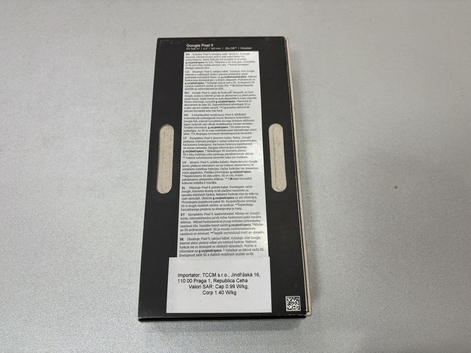 Google Pixel 9, 256 gb, 12 gb ram, 5G, Obsidian, nou la cutie