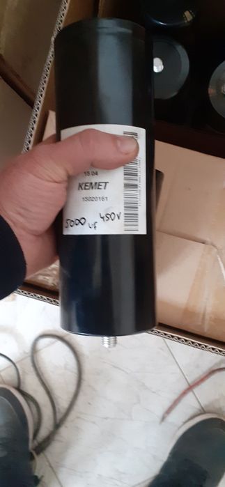 Кондензатор 5000mf 450v и 5000mf 350v