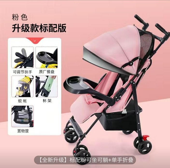 Компактные легкие детские коляски