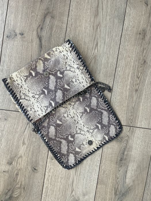 Кожанная сумка змейка