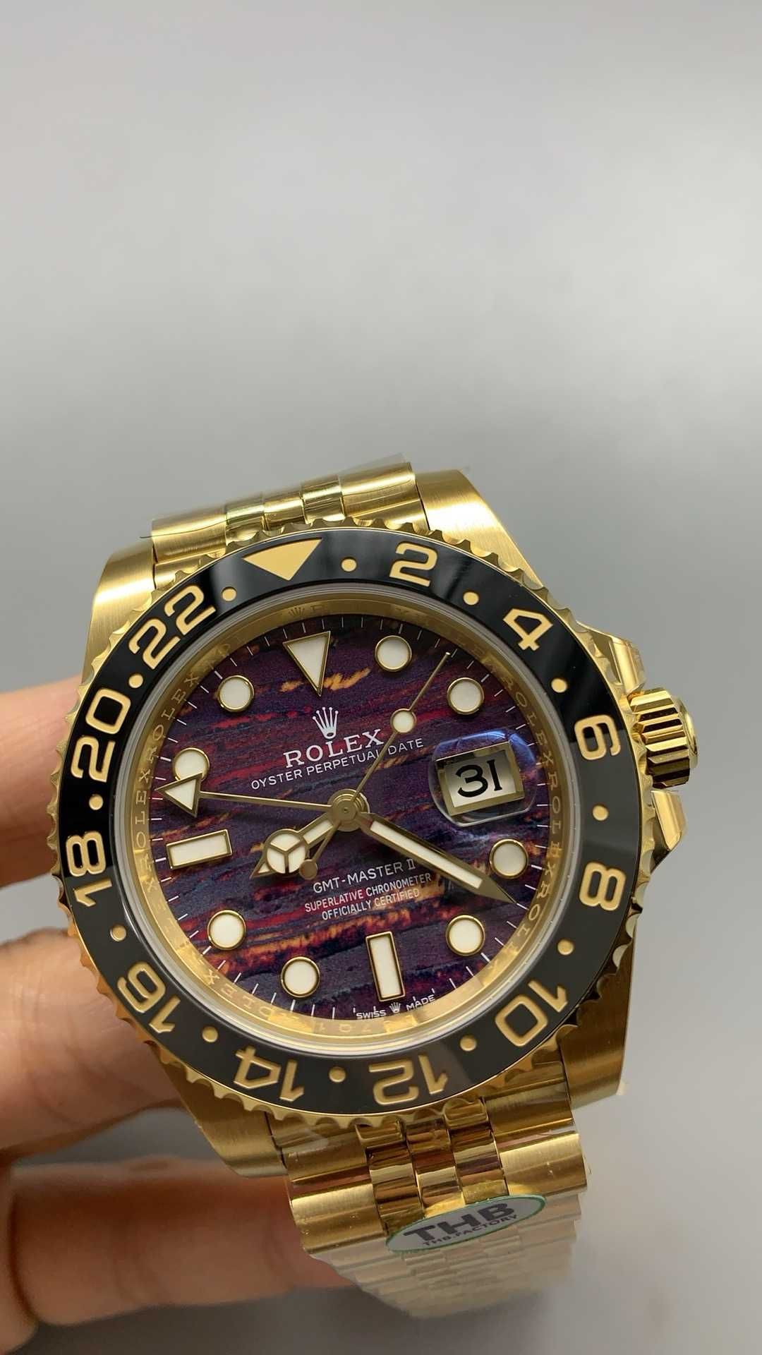 Rolex Gmt-Master златен/юбилеен нов модел