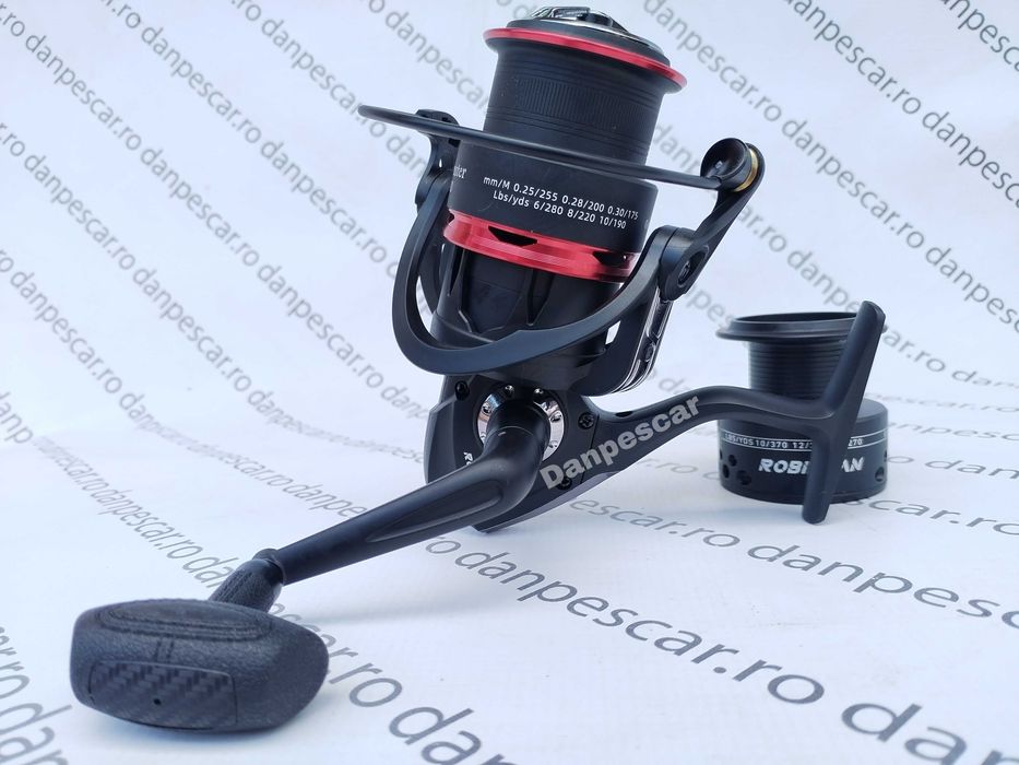 SET 2 Mulinete Feeder ROBINHAN RIVER MONSTER LA5000 tambur Long Cast