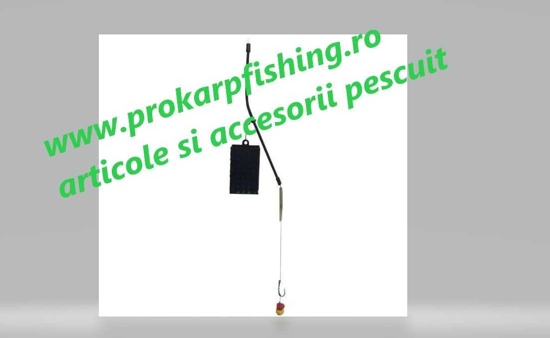 Montura pescuit feeder cu cosulet 40g,50g 60g 80g 120g 140g