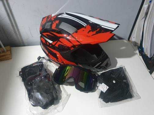 Casti moto off road/atv/enduro  +accesorii cadou