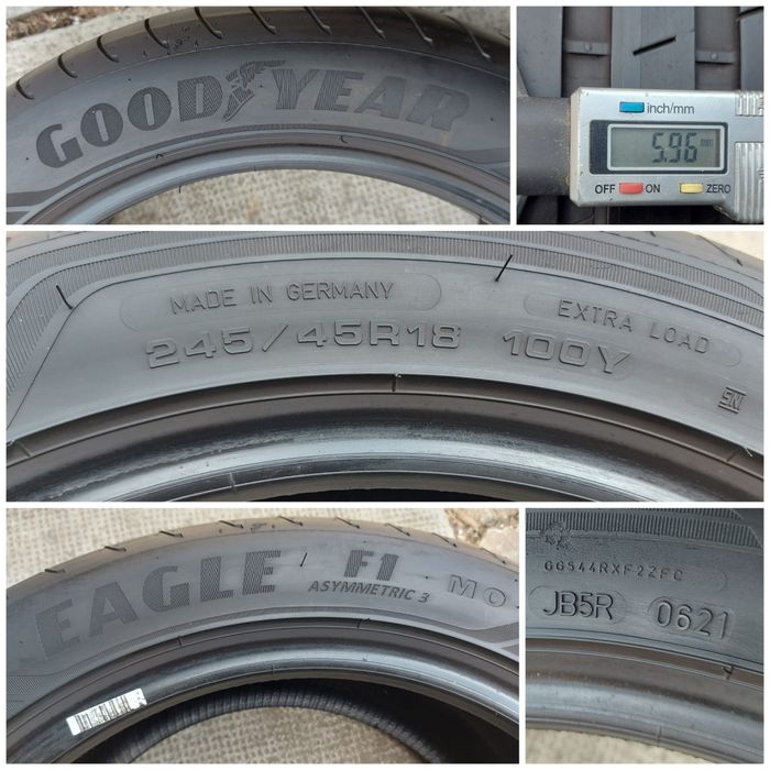 O bucată 245/45 R18 vară - una Goodyear