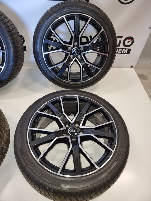 Set 4 jante aliaj + cauciucuri iarna R 20 AUDI A8 S8 4N D5/4N0601002AA