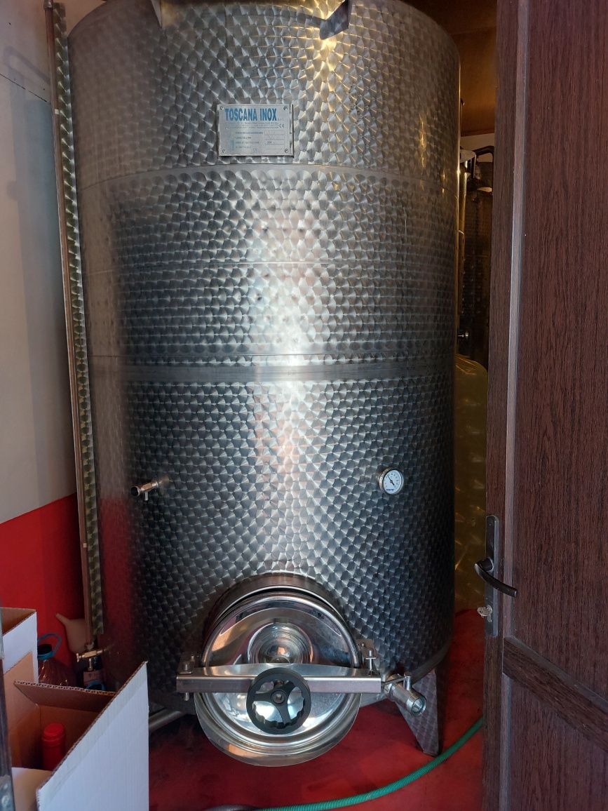 Cisternă inox,fermentator vin alb-3000 l,Toscana Inox