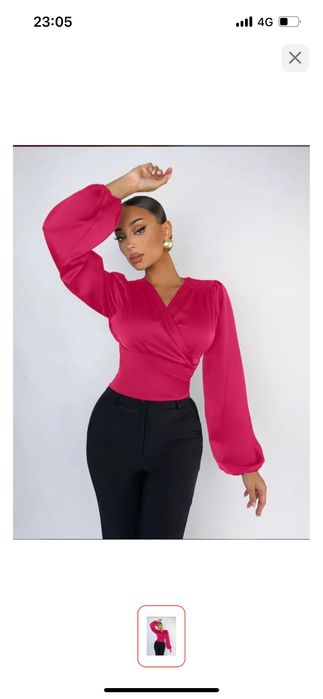 Блузка новая малиновая