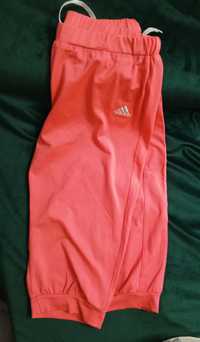 Спортивные лосины и футболка, ярко-розовые, размер 44-46