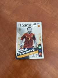 Cartonas Euro 2024 Iniesta legenda/vedeta fantastica