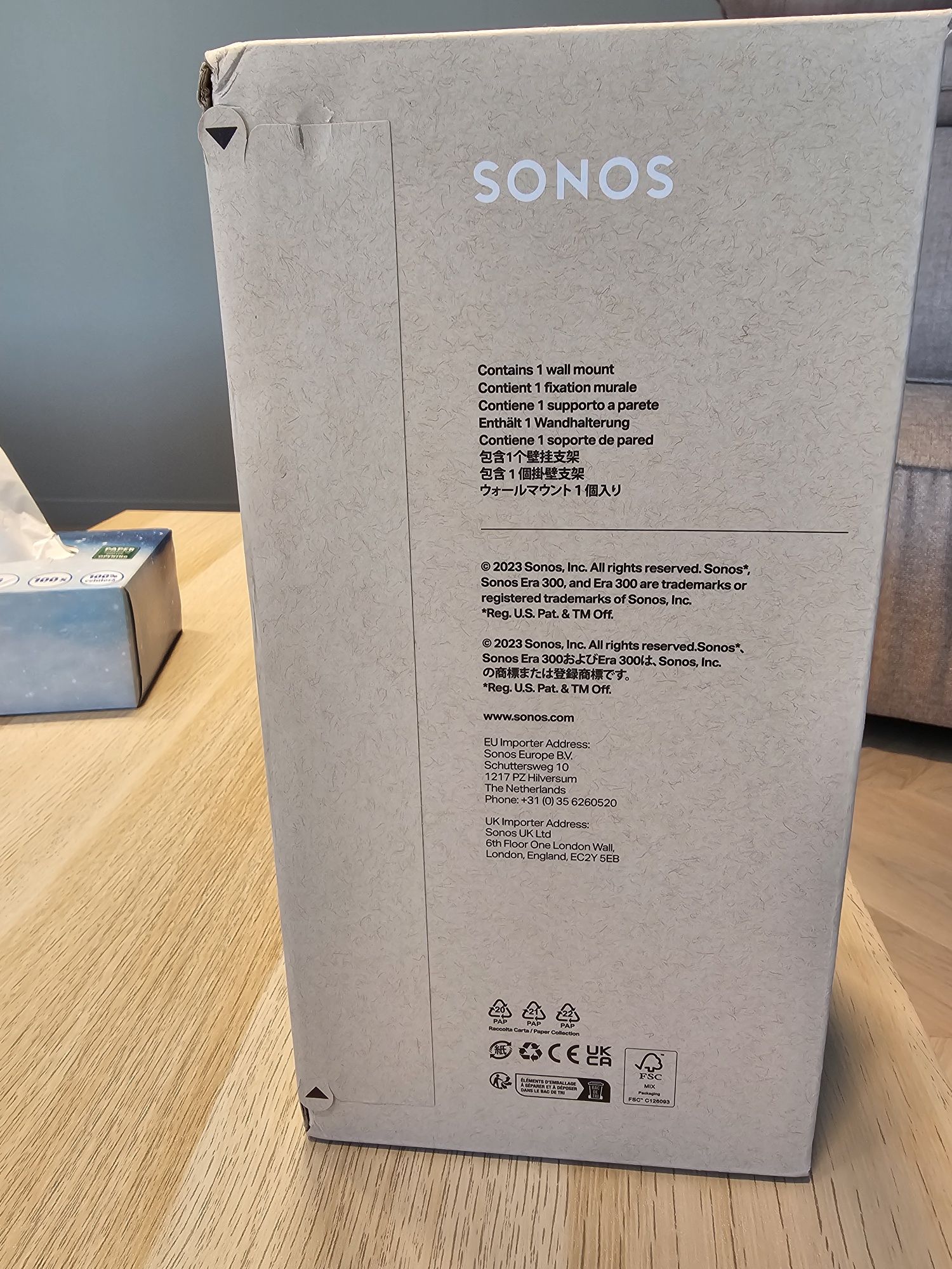 Suport perete Sonos Era 300 Alb nou