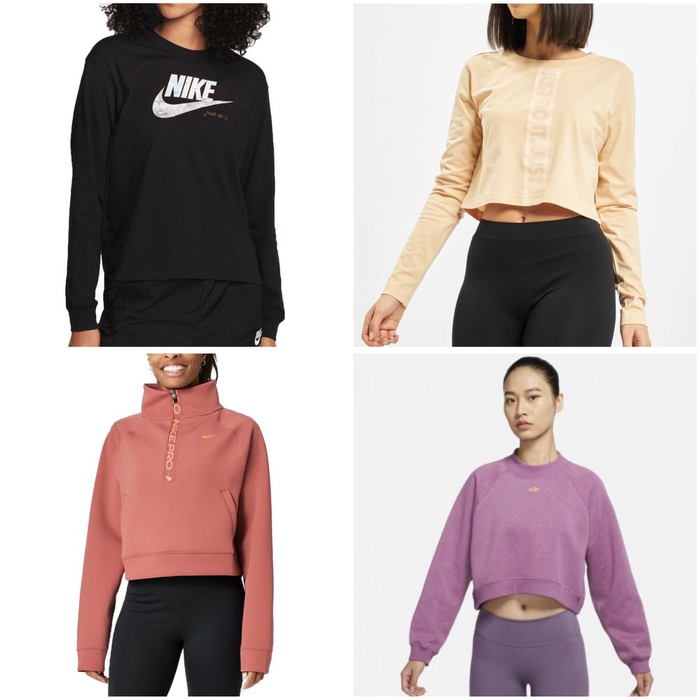 Дамски горнища и долнища Nike,New Balance и Hoodrich -различни размери