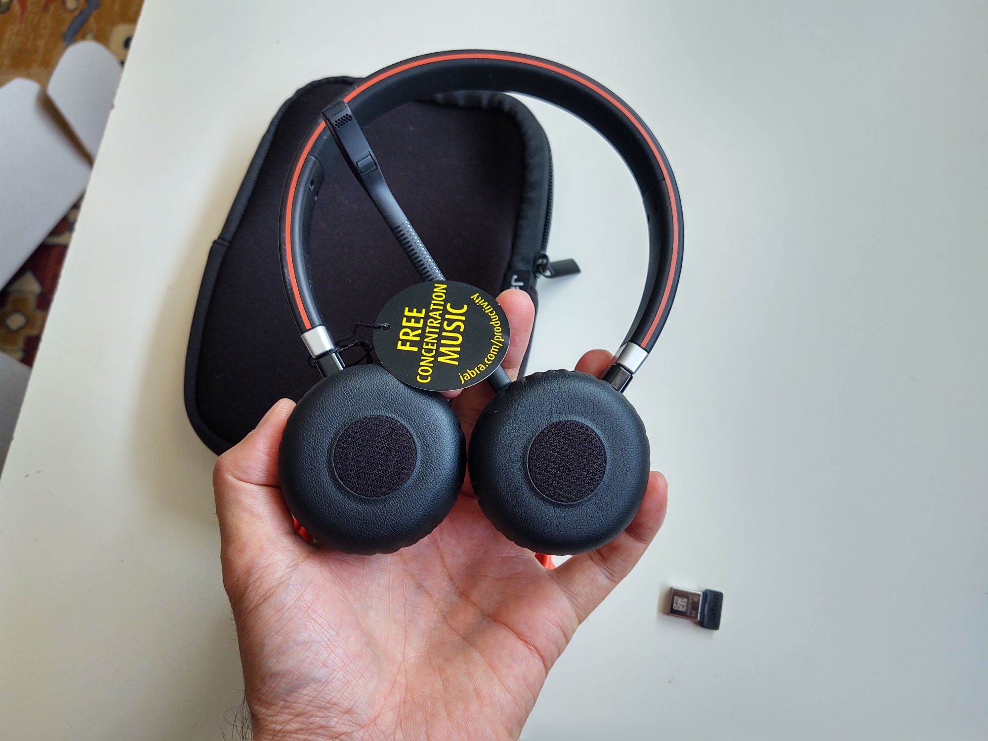 Новые наушники Jabra Evolve 65 +USB адаптер Гарнитура Jabra Perform 45