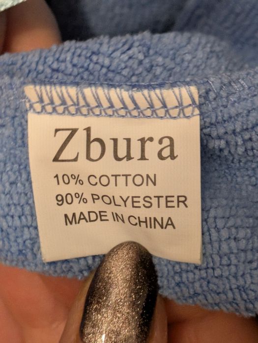 Halat de la unisex, albastru, L