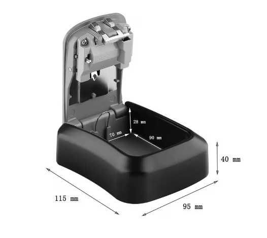 ОРИГИНАЛНА метална Кутия-сейф за ключове ParkSpot