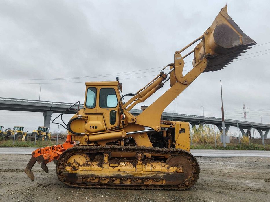 Fiat Allis FL 14B incarcator frontal pe senile cu scarificator