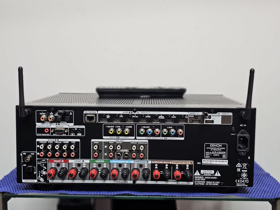 Receiver 7.2 Denon AVR-X3300W Wi-Fi Bluetooth