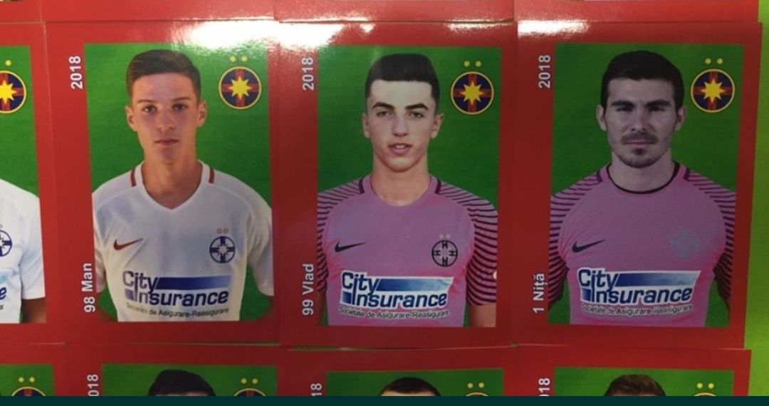 Colectie  Steaua București Fcsb 2018 set complet no panini no Album