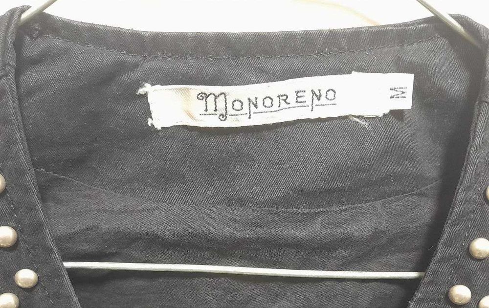 Monoreno винтажная куртка жакет с аппликацией из клепок / Размер М