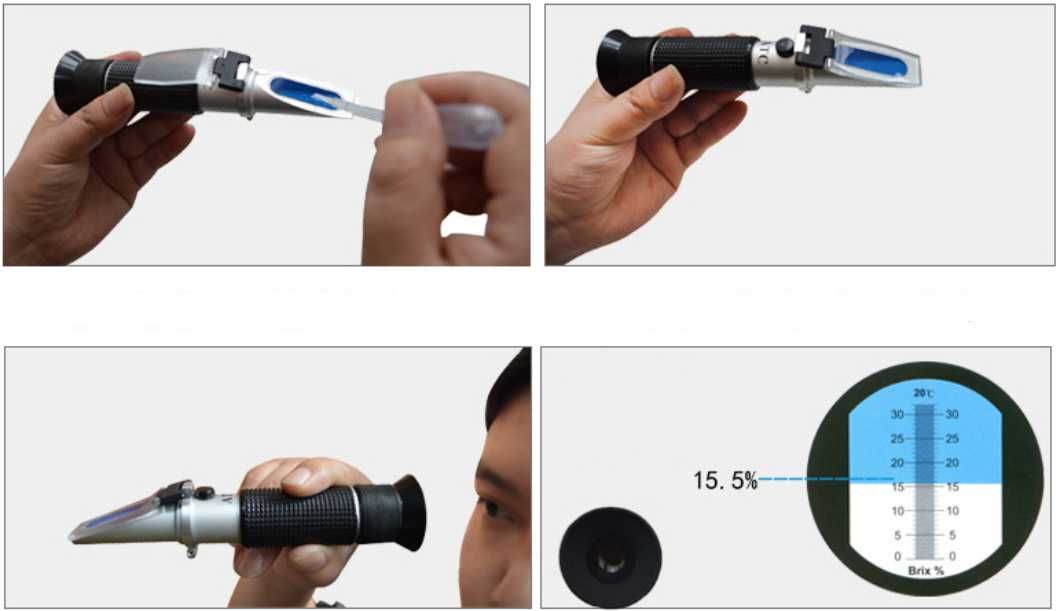 Рефрактометр спиртометр-спиртомер АТС 0-80%