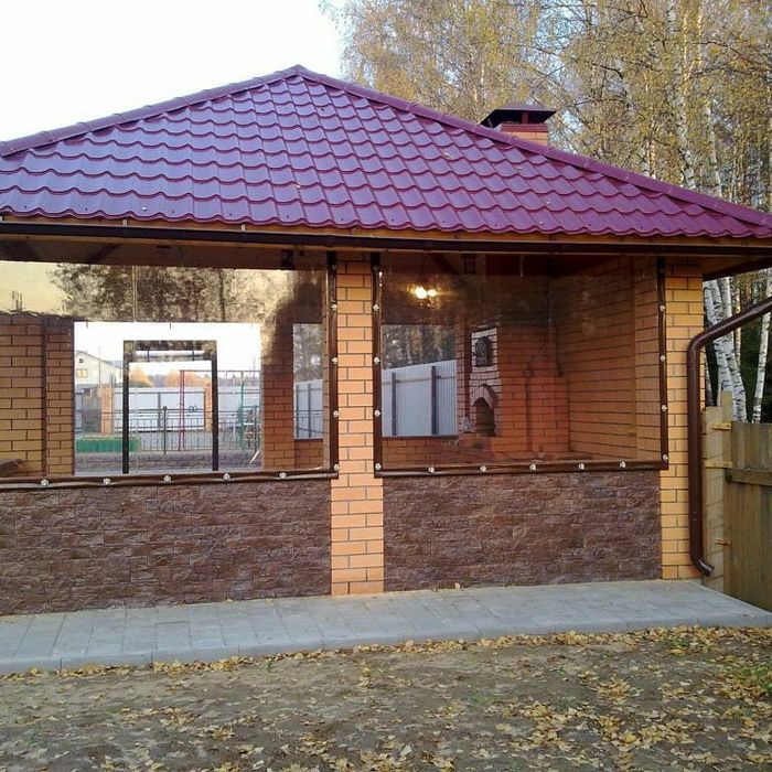 Мягкие окна на Беседку, веранду и зона отдыха