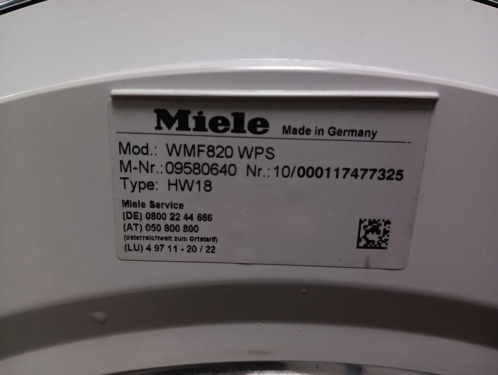 Пералня Миеле  Miele W1 Power Wash A+++ 8кг ОПЦИЯ ПРАНЕ С ТОПЛА ВОДА!