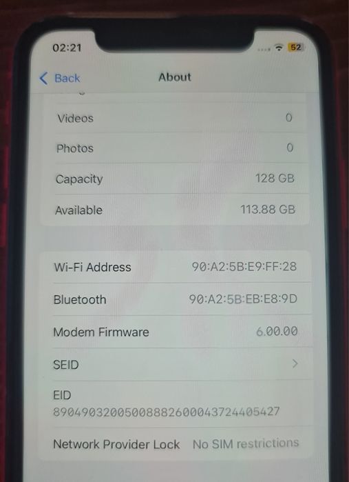 Iphone 11 / 128GB Червен.Нова Цена