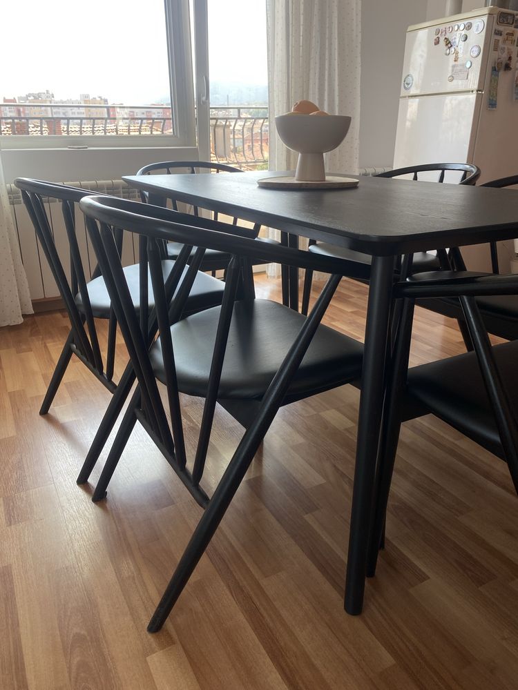 Трапезна маса и столове от Ikea и Jysk