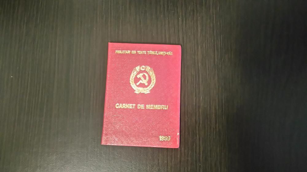 Comunism Ceausescu PCR UTC - carte de evidenta personala si altele