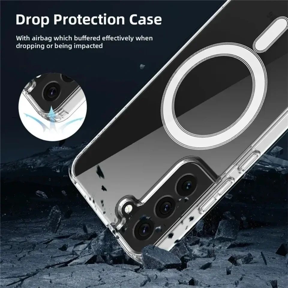 Силиконов калъф Magsafe за Samsung S22/S23/S24/S25 Plus и Ultra